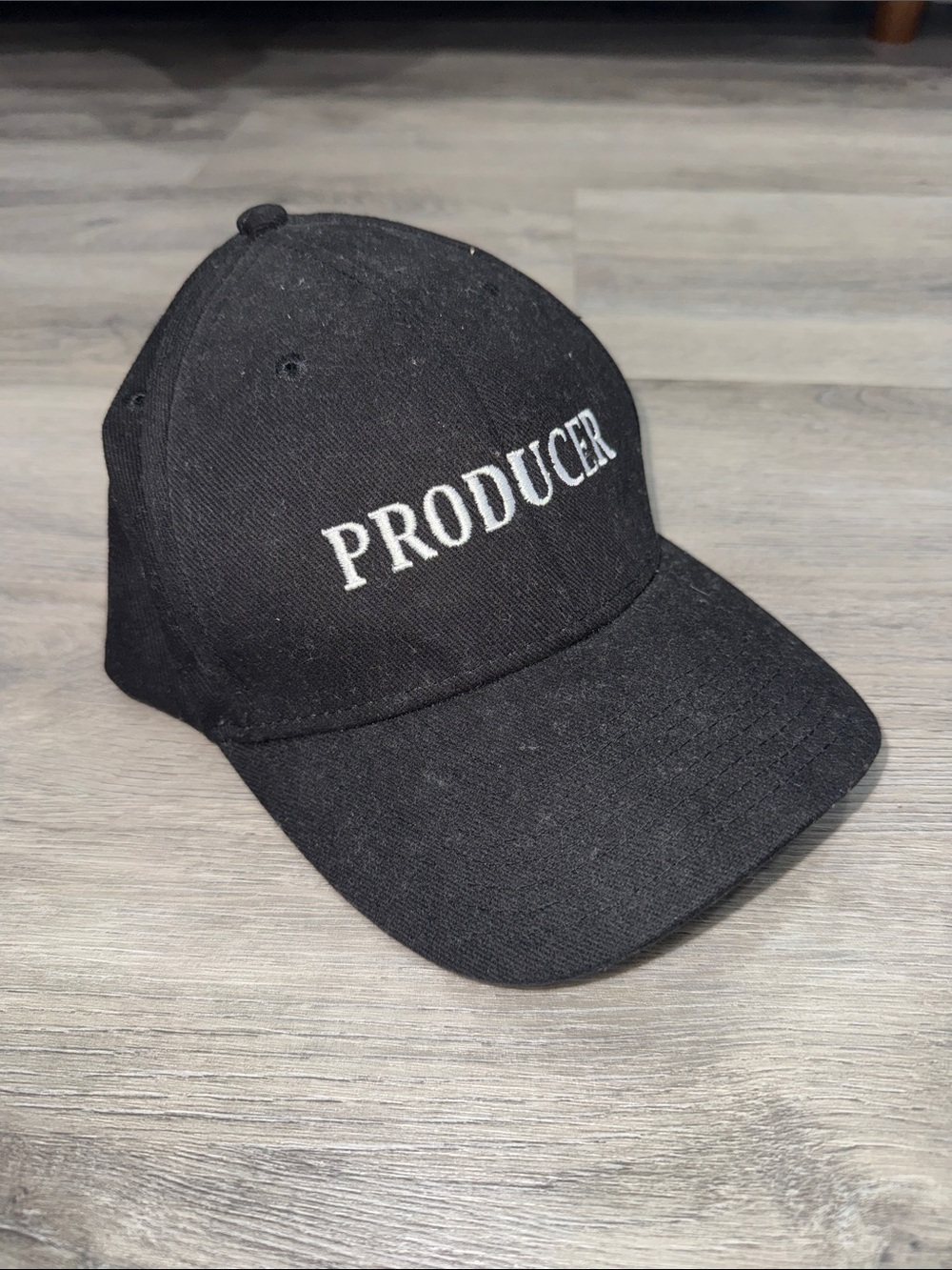 Black "PRODUCER" Embroidered Baseball Cap - Universal Studios Hot Topic